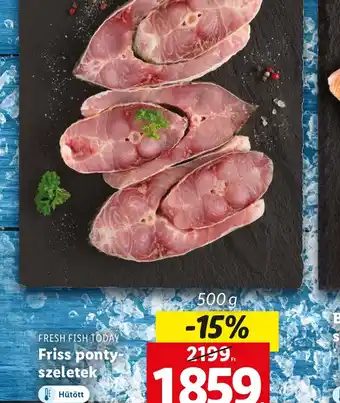 Lidl Friss ponty-szeletek ajánlat