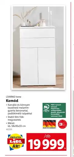 Lidl Livarno home Komd ajánlat