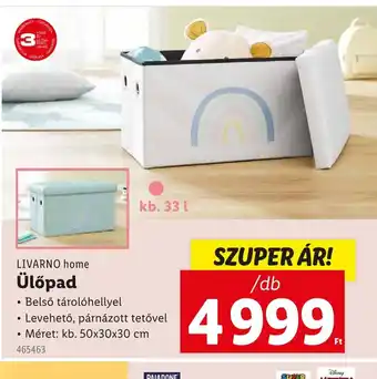 Lidl Livarno home Ülőpad ajánlat