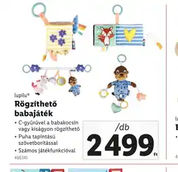 Lidl Lupilu Rögzíthető babajáték ajánlat