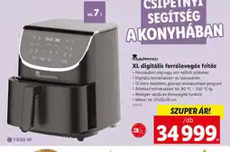 Lidl Masterpro XL digitális forrlevegős fritőz ajánlat