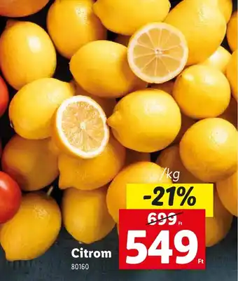 Lidl Citrom ajánlat