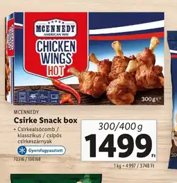 Lidl McEnnedy Chicken Wings Hot ajánlat