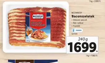 Lidl McEnnedy Baconszeletek ajánlat