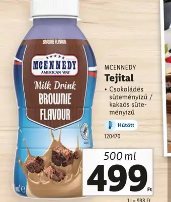 Lidl McEnnedy Tejitál ajánlat