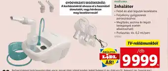 Lidl Medisana Inhalátor ajánlat