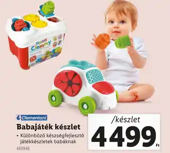 Lidl Clementoni Babajáték készlet ajánlat