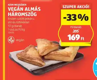 ALDI Vegán Almás Háromszög ajánlat