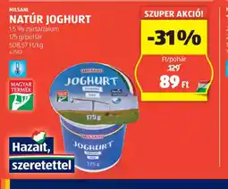 ALDI Pulasam Natúr Joghurt ajánlat