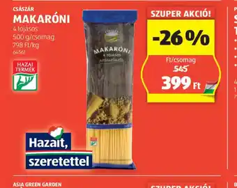 ALDI Családi Makaroni ajánlat