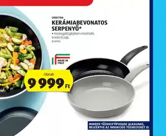 ALDI Crafton Kerámiabovonatos Serpenyő ajánlat