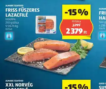 ALDI Aumare Seafood Friss Fűszeres Lazacfilé ajánlat