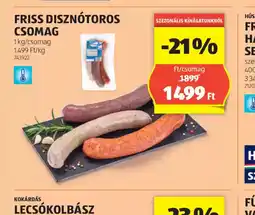 ALDI Friss diszntoros csomag ajánlat