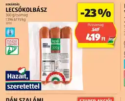 ALDI Lecskölbász ajánlat