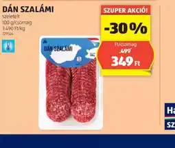 ALDI Dán Szalámi ajánlat