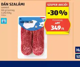 ALDI Dán Szalámi ajánlat