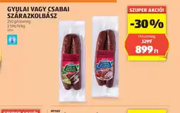 ALDI Gyulai vagy Csabai Szárazkolbász ajánlat