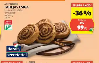 ALDI Fahéjas Csiga ajánlat