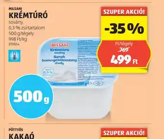 ALDI Pilos Krémtúr ajánlat