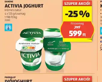 ALDI Danone Activia Joghurt ajánlat