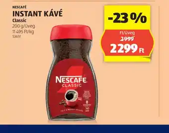 ALDI Nescafé Instant Kávé Classic ajánlat