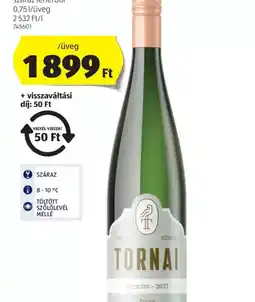 ALDI Tornai Furmint száraz fehérbor ajánlat