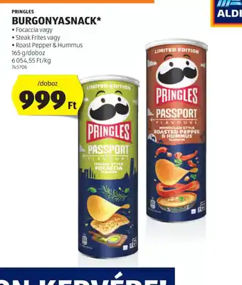 ALDI Pringles Burgonyasnack ajánlat