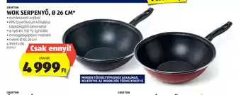 ALDI Cripton Wok Serpenyő, Ø 26 cm ajánlat