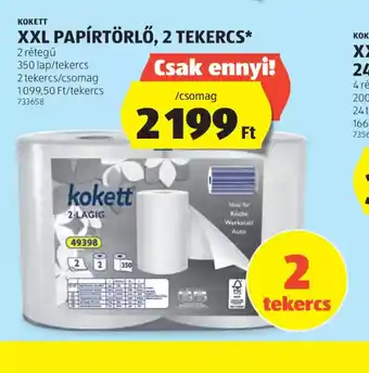 ALDI Kokett XXL Papírtörlő ajánlat