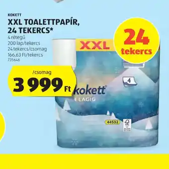 ALDI Kokett XXL Toalettpapír ajánlat