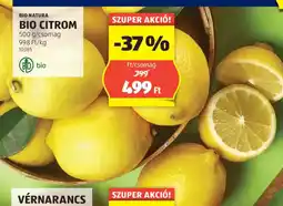 ALDI Bio Citrom ajánlat