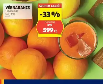 ALDI Vérnarancs ajánlat