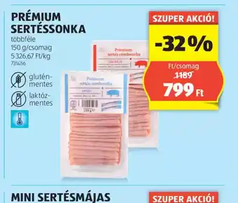 ALDI Prémium Sertéssonka ajánlat