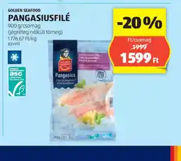 ALDI Golden Seafood Pangasiusfilé ajánlat