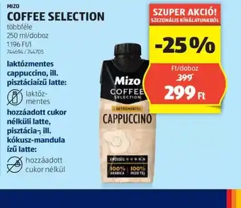 ALDI Mizo Coffee Selection Cappuccino ajánlat