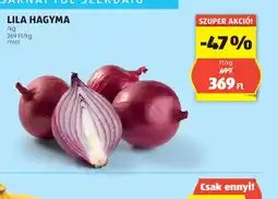 ALDI Lila Hagyma ajánlat