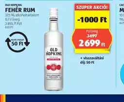 ALDI Old Hocking Fehér Rum ajánlat