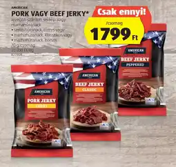 ALDI American Pork vagy Beef Jerky ajánlat