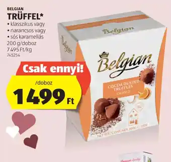 ALDI Belgian Trüffel ajánlat