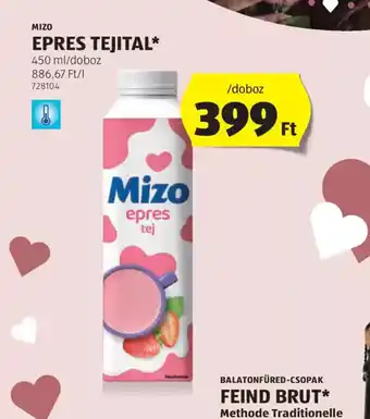 ALDI Mizo Epres Tejital ajánlat