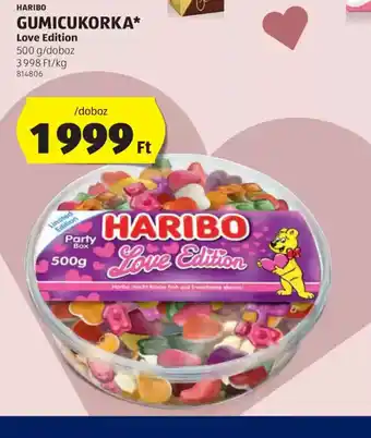 ALDI Haribo GumiCukorka Love Edition ajánlat