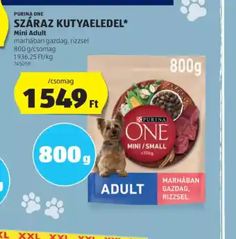 ALDI Purina One Száraz Kutyaeledel ajánlat