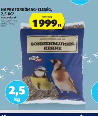 ALDI Napraforgmag-eleség ajánlat