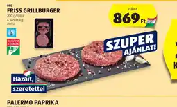 ALDI Friss Grillburger ajánlat