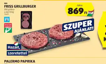 ALDI Friss Grillburger ajánlat