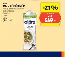 ALDI Alpro Rizs Főzőkrém ajánlat