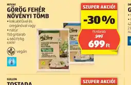 ALDI Hűtött Görög Fehér Növényi Tömb ajánlat