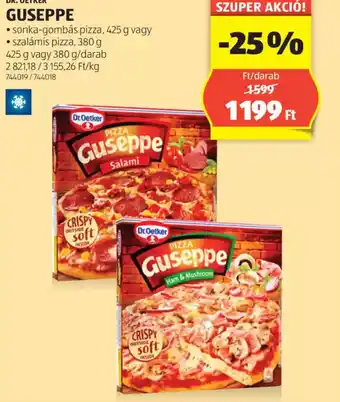 ALDI Dr. Oetker Guseppe Pizza ajánlat