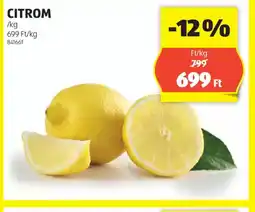 ALDI Citrom ajánlat