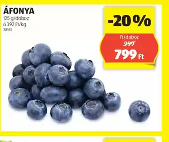 ALDI Áfonya ajánlat